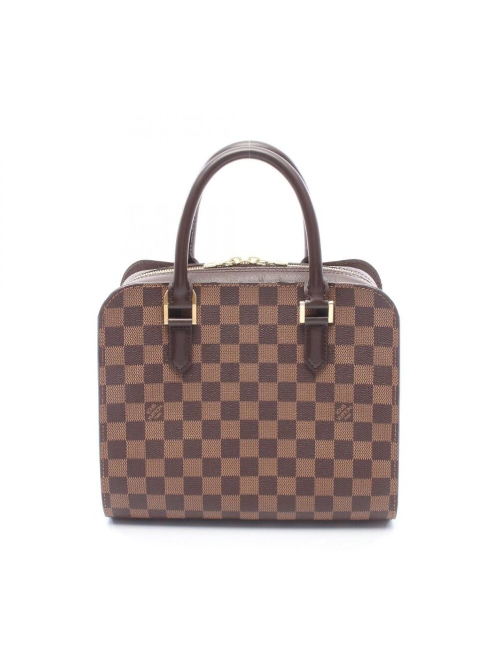 Louis Vuitton Handbag Triana Canvas Leather